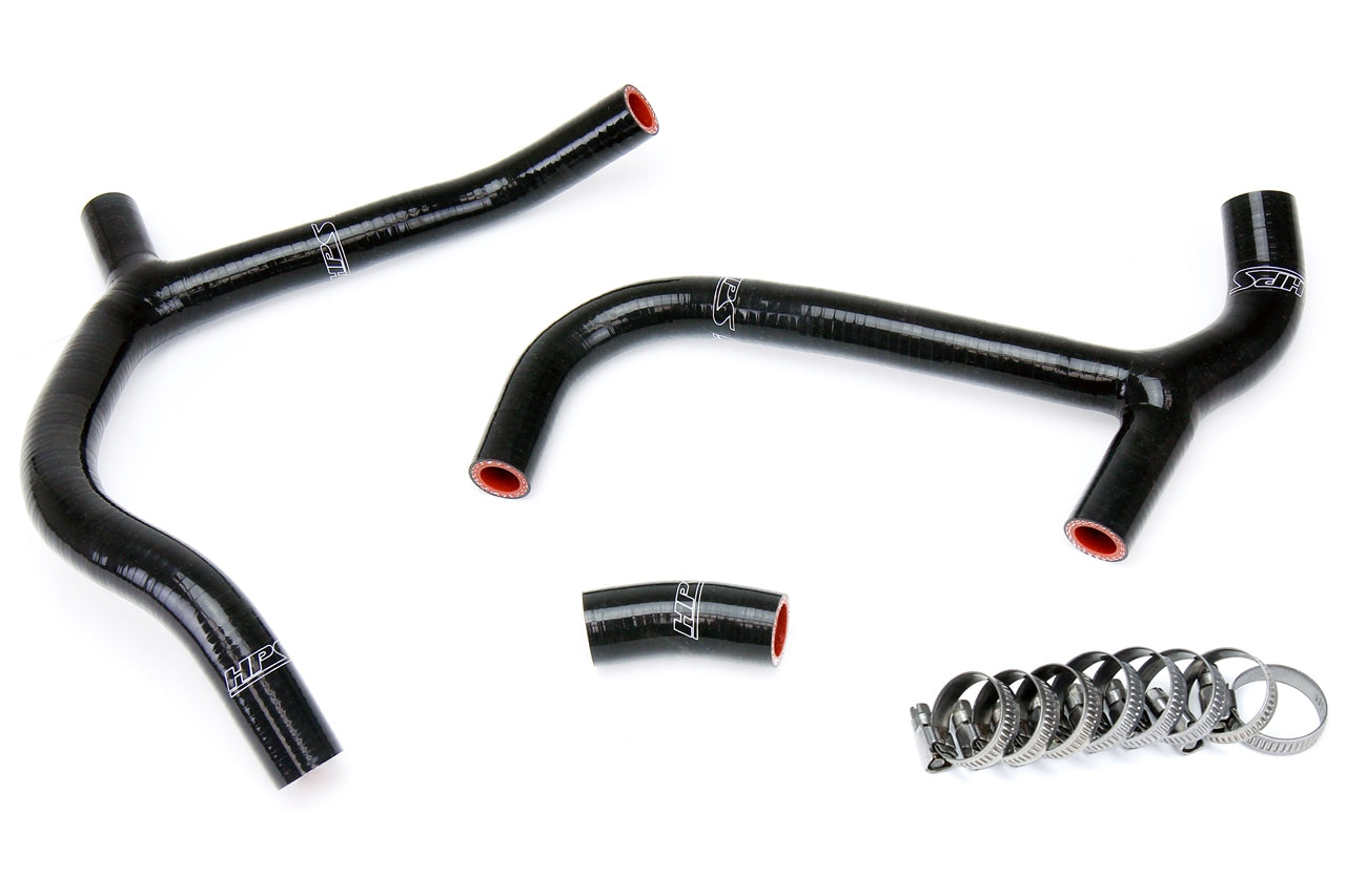 HPS Black Reinforced Silicone Radiator Hose Kit Coolant Honda 09-12 CRF450R 57-1236-BLK