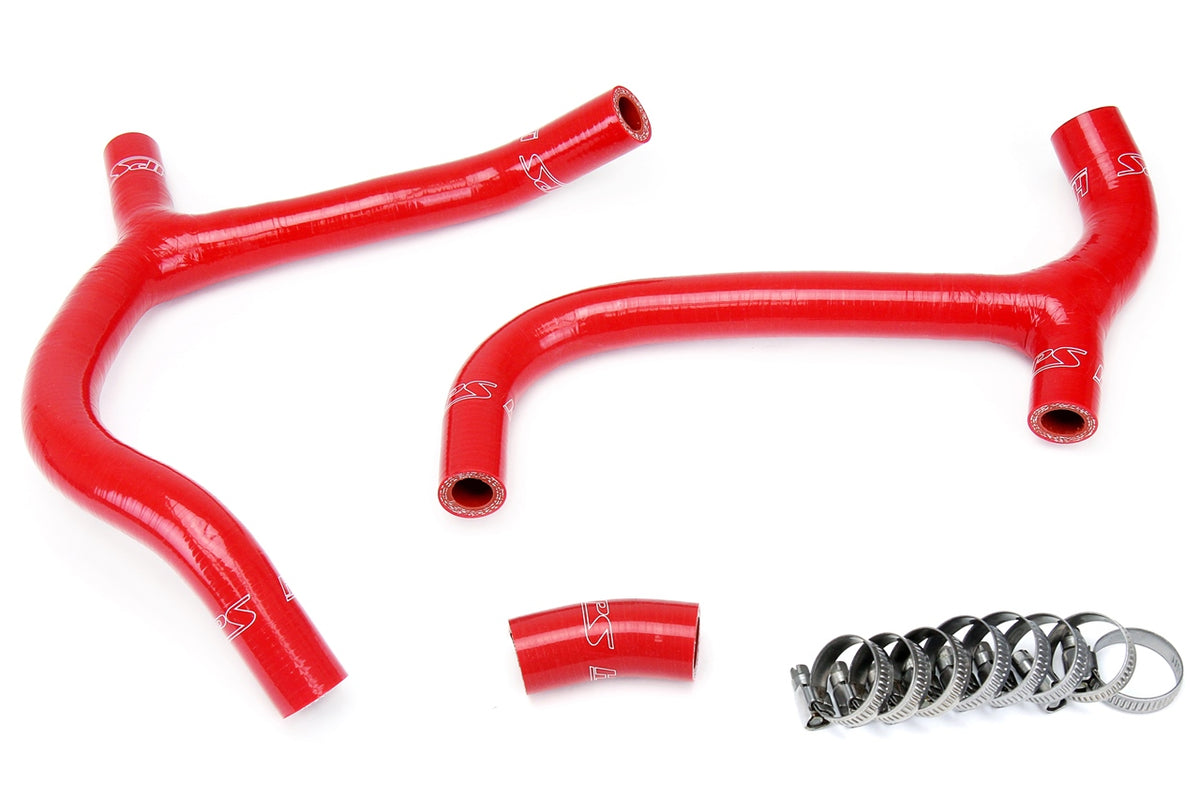 HPS Red Reinforced Silicone Radiator Hose Kit Coolant Honda 09-12 CRF450R 57-1236-RED