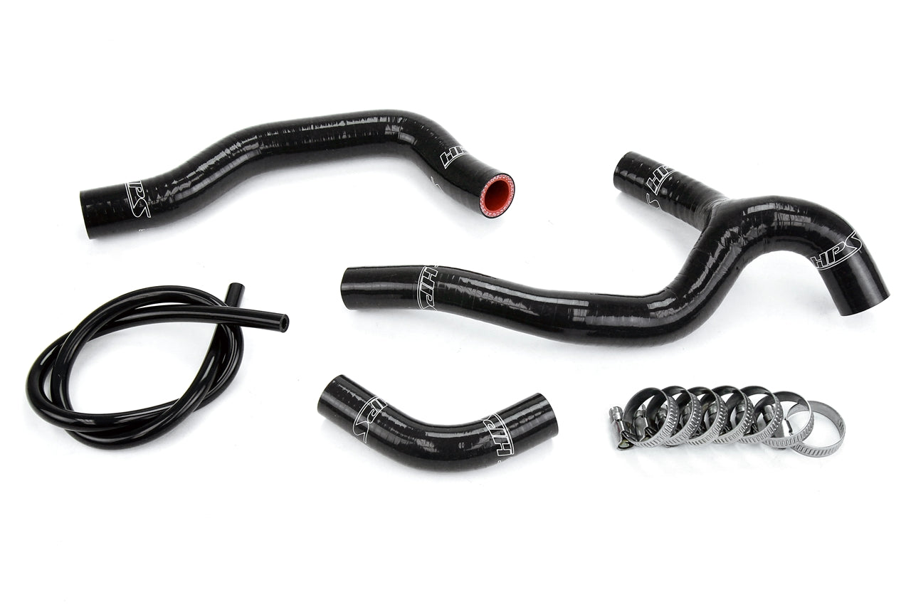 HPS Black Reinforced Silicone Radiator Hose Kit Coolant Honda 05-08 CRF450R 57-1237-BLK