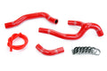 HPS Red Reinforced Silicone Radiator Hose Kit Coolant Honda 05-08 CRF450R 57-1237-RED