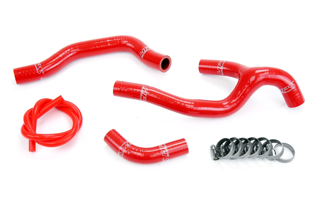 HPS Red Reinforced Silicone Radiator Hose Kit Coolant Honda 05-08 CRF450R 57-1237-RED