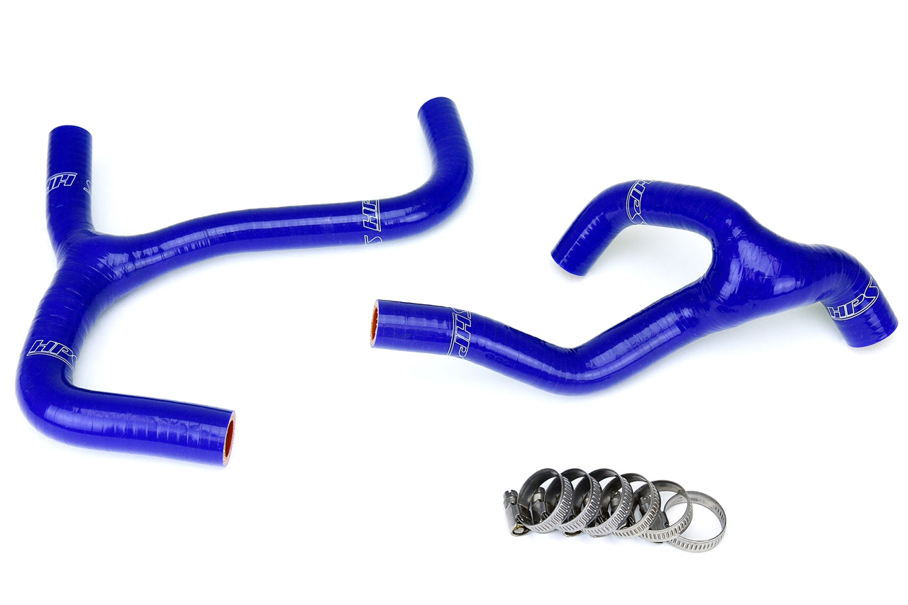 HPS Blue Reinforced Silicone Radiator Hose Kit Coolant Honda 03-04 CRF450R 57-1238-BLUE