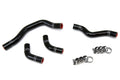 HPS Black Reinforced Silicone Radiator Hose Kit Coolant Honda 05-09 CRF450X 57-1239-BLK