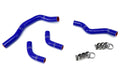 HPS Blue Reinforced Silicone Radiator Hose Kit Coolant Honda 05-09 CRF450X 57-1239-BLUE