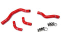 HPS Red Reinforced Silicone Radiator Hose Kit Coolant Honda 05-09 CRF450X 57-1239-RED