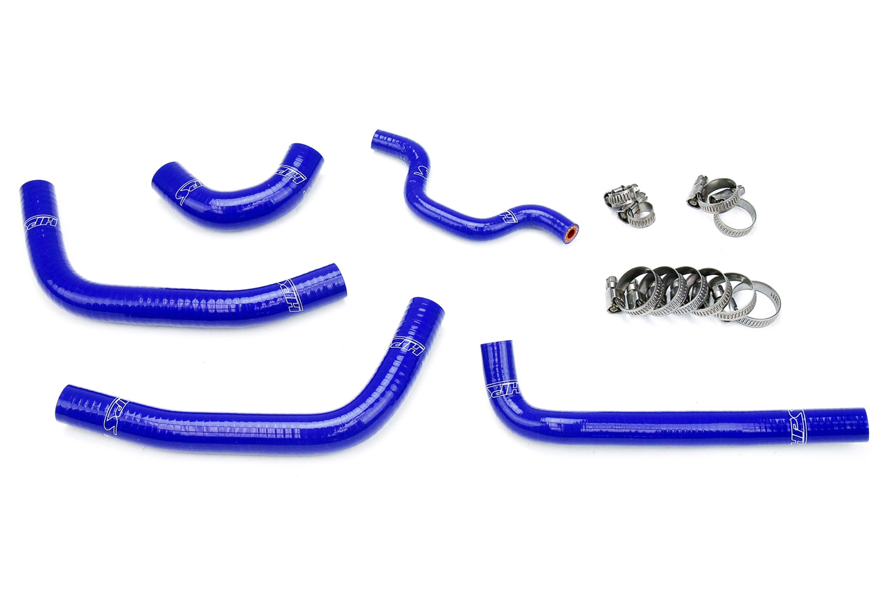 HPS Blue Reinforced Silicone Radiator Hose Kit Coolant Kawasaki 09-10 KX250F 57-1240-BLUE
