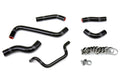 HPS Black Reinforced Silicone Radiator Hose Kit Coolant Kawasaki 10-11 KX450F 57-1242-BLK