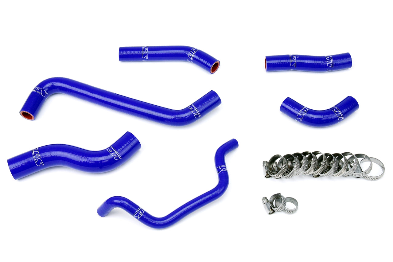 HPS Blue Reinforced Silicone Radiator Hose Kit Coolant Kawasaki 10-11 KX450F 57-1242-BLUE