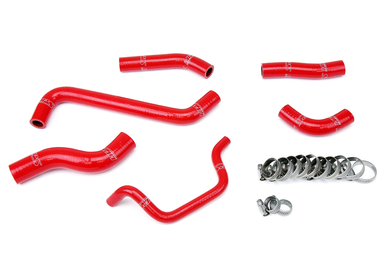 HPS Red Reinforced Silicone Radiator Hose Kit Coolant Kawasaki 10-11 KX450F 57-1242-RED