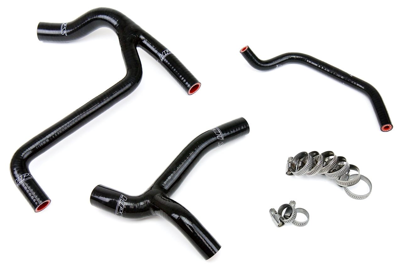HPS Black Silicone Radiator Hose Kit 2009 Kawasaki KX450F 57-1243-BLK