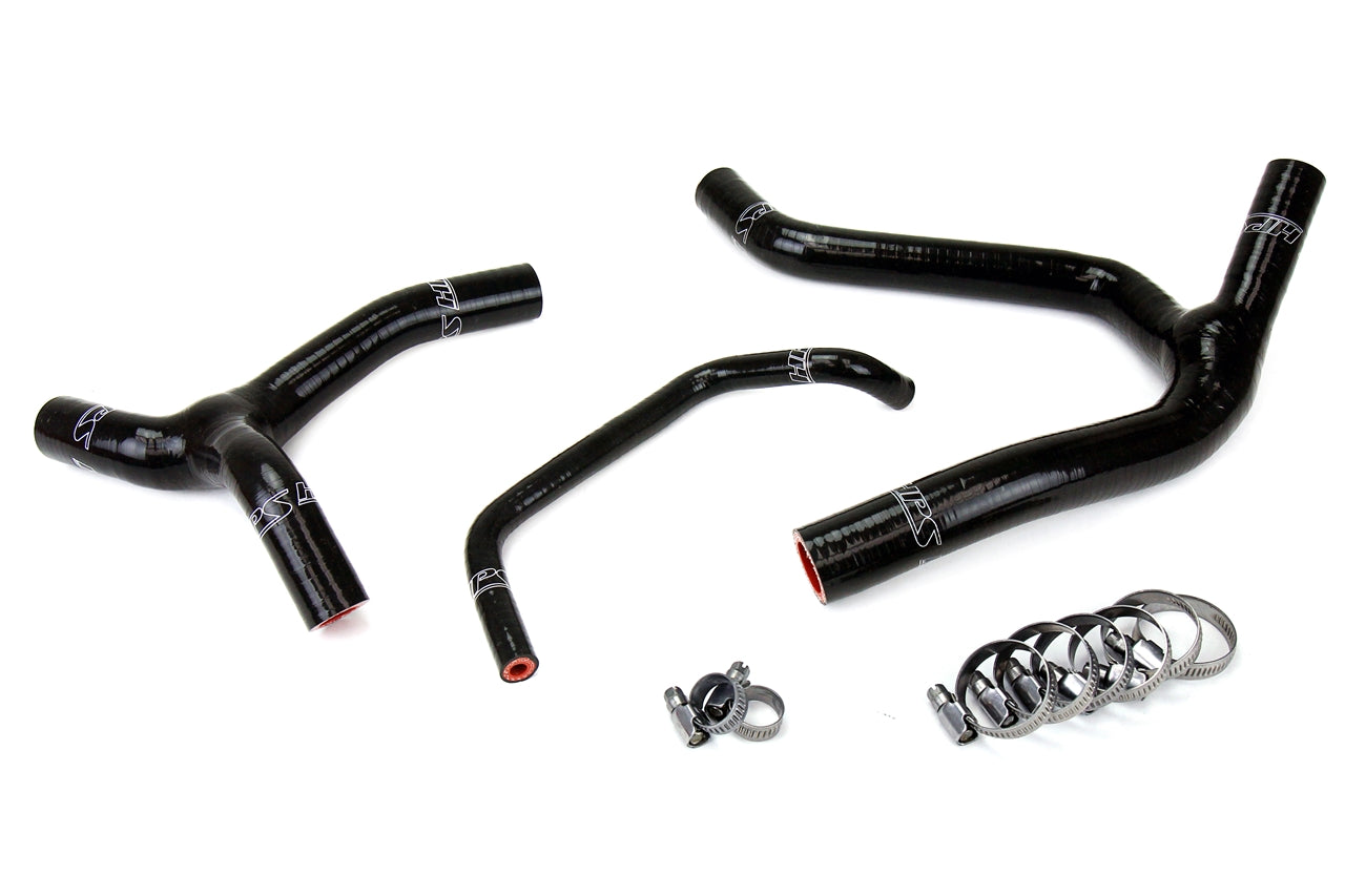 HPS Black Silicone Radiator Hose Kit 2006-2008 Kawasaki KX450F 57-1244-BLK