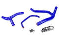 HPS Blue Reinforced Silicone Radiator Hose Kit Coolant Kawasaki 06-08 KX450F 57-1244-BLUE