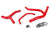 HPS Red Silicone Radiator Hose Kit 2006-2008 Kawasaki KX450F 57-1244-RED