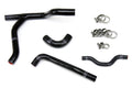 HPS Black Reinforced Silicone Radiator Hose Kit Coolant Kawasaki 06-08 KX250F 57-1245-BLK