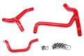 HPS Red Reinforced Silicone Radiator Hose Kit Coolant Kawasaki 10-12 KX450F 57-1246-RED