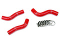 HPS Red Reinforced Silicone Radiator Hose Kit Coolant KTM 07-10 250SXF 57-1248-RED