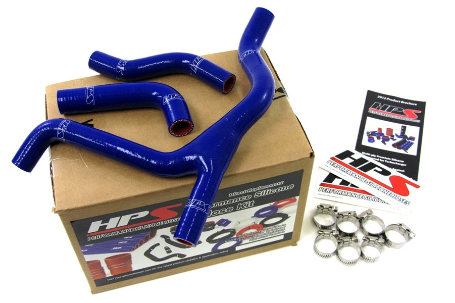 HPS Blue Reinforced Silicone Radiator Hose Kit Coolant Suzuki 07-09 RMZ250 57-1254-BLUE