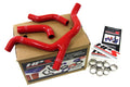 HPS Red Reinforced Silicone Radiator Hose Kit Coolant Suzuki 07-09 RMZ250 57-1254-RED
