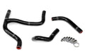 HPS Black Reinforced Silicone Radiator Hose Kit Coolant Suzuki 08-14 RMZ450 57-1255-BLK