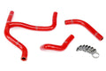 HPS Red Reinforced Silicone Radiator Hose Kit Coolant Suzuki 08-14 RMZ450 57-1255-RED