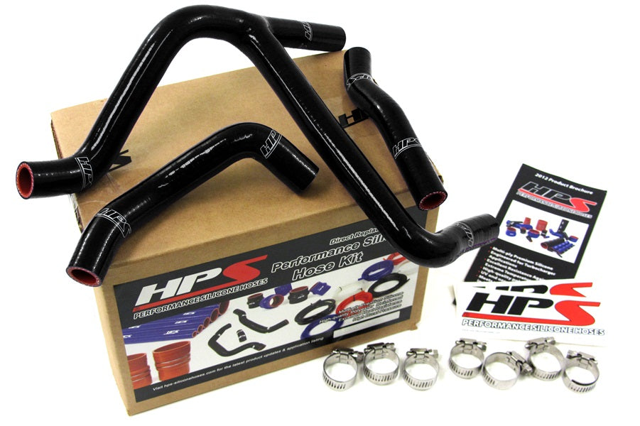 HPS Black Reinforced Silicone Radiator Hose Kit Coolant Suzuki 10-11 RMZ250 57-1256-BLK
