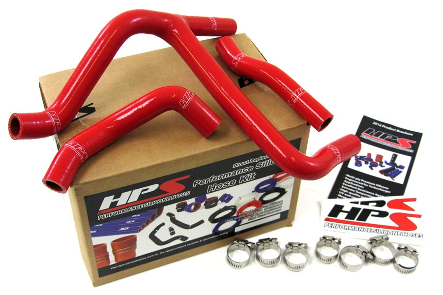 HPS Red Reinforced Silicone Radiator Hose Kit Coolant Suzuki 10-11 RMZ250 57-1256-RED