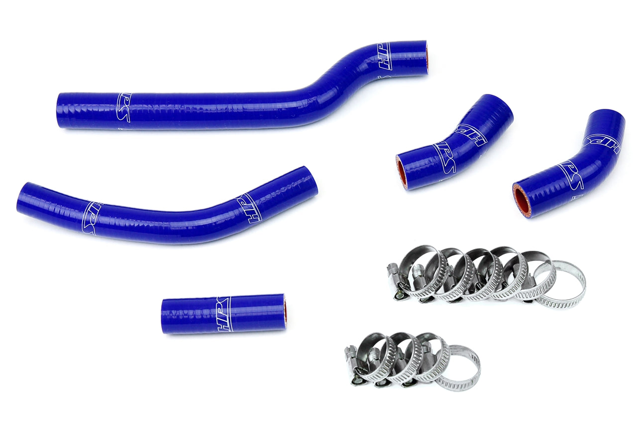 HPS Blue Reinforced Silicone Radiator Hose Kit Coolant Yamaha 07-09 WR250F 57-1260-BLUE