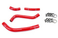 HPS Red Reinforced Silicone Radiator Hose Kit Coolant Yamaha 10-12 YZ450F 57-1263-RED