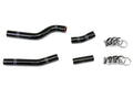 HPS Black Reinforced Silicone Radiator Hose Kit Coolant Yamaha 07-09 YZ450F 57-1264-BLK