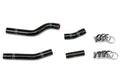 HPS Black Reinforced Silicone Radiator Hose Kit Coolant Yamaha 07-09 WR450F 57-1264-BLK