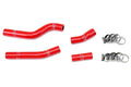 HPS Red Reinforced Silicone Radiator Hose Kit Coolant Yamaha 07-09 YZ450F 57-1264-RED