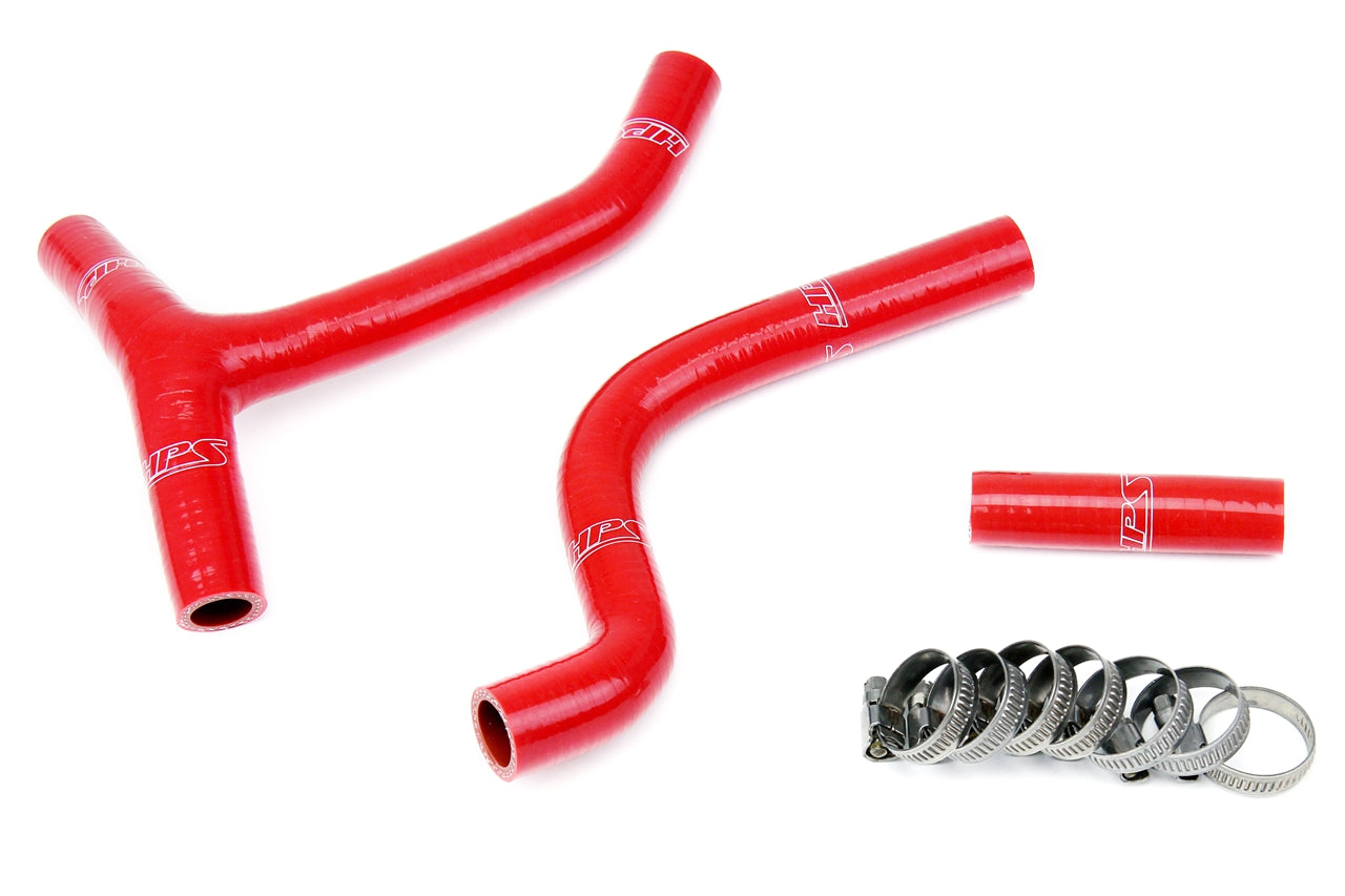 HPS Red Reinforced Silicone Radiator Hose Kit Coolant Yamaha 10-11 YZ250F 57-1265-RED