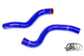 HPS Blue Reinforced Silicone Radiator Hose Kit Coolant Toyota 09-13 Prius 1.8L 57-1269-BLUE