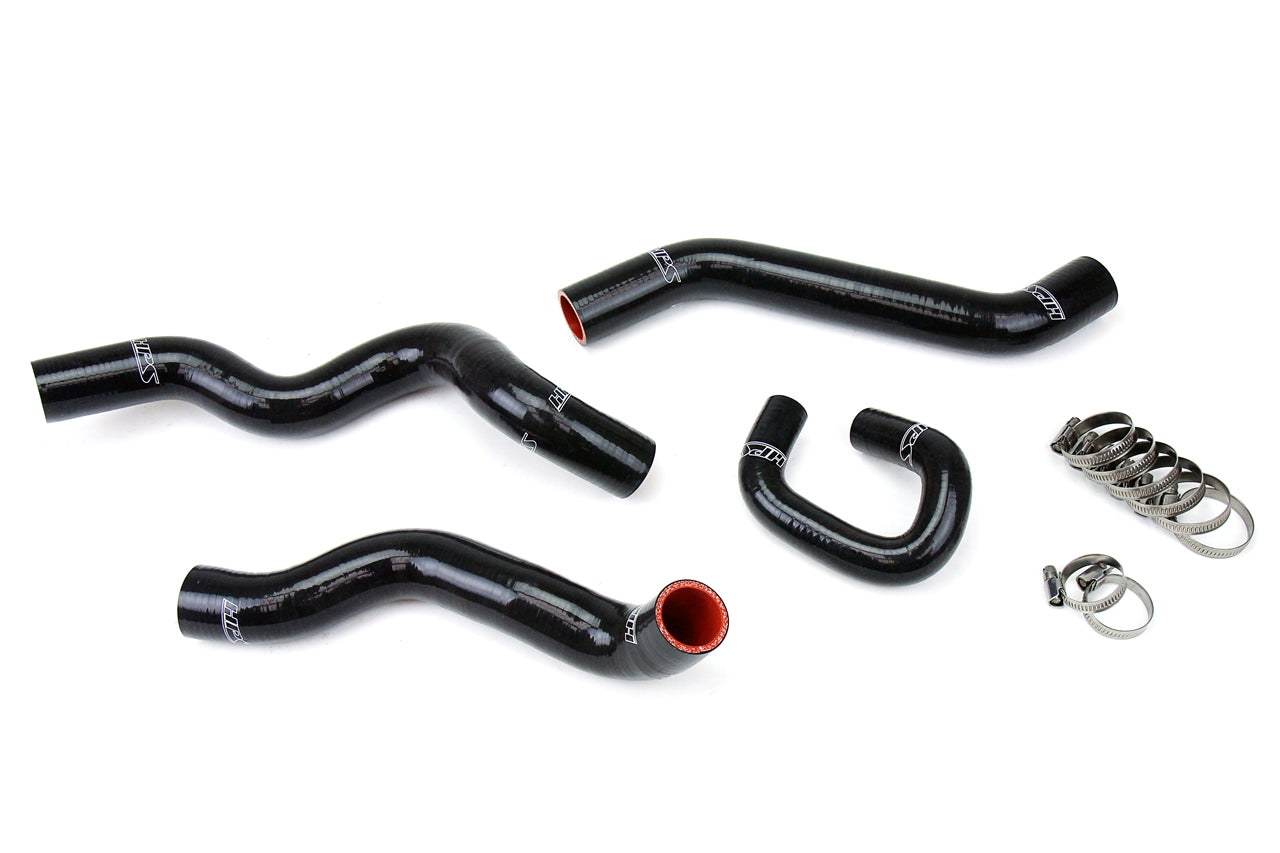 HPS Black Reinforced Silicone Radiator Hose Kit Coolant Chevy 08-10 Cobalt SS 2.0L Turbo 57-1275-BLK