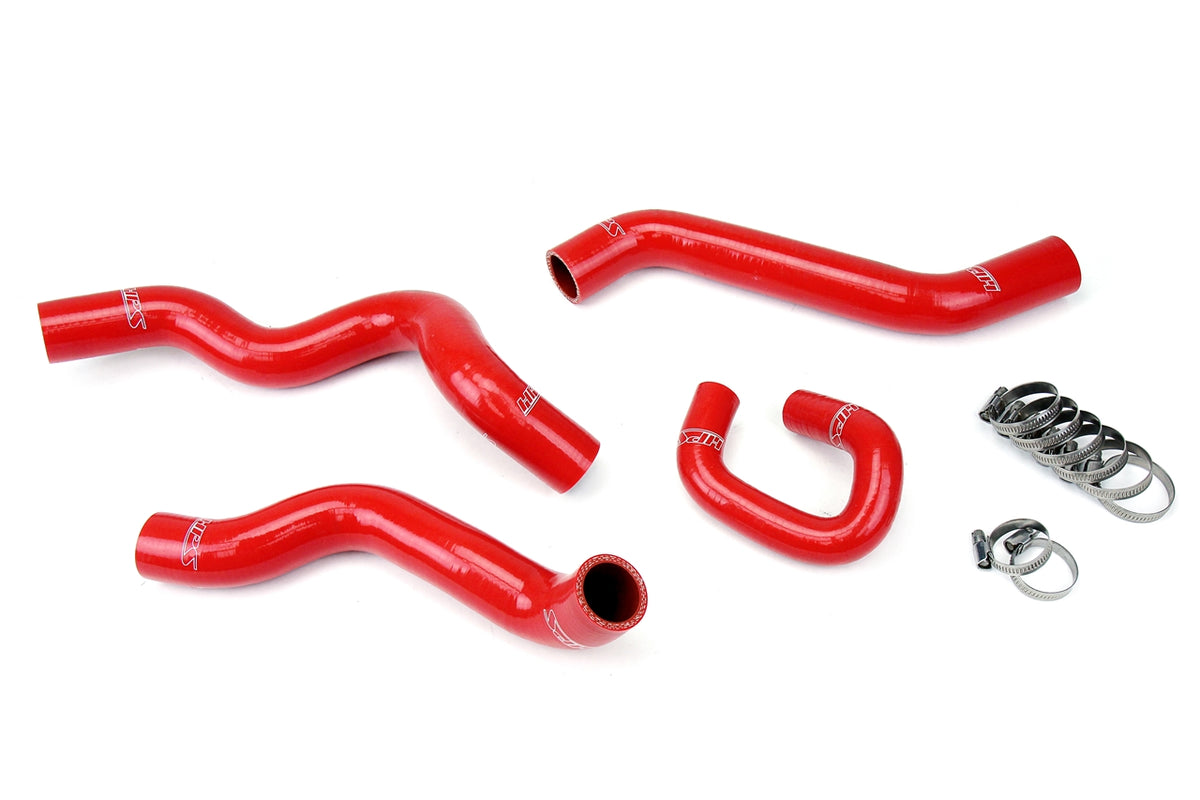 HPS Red Reinforced Silicone Radiator Hose Kit Coolant Chevy 08-10 Cobalt SS 2.0L Turbo 57-1275-RED