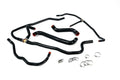 HPS Reinforced Black Silicone Radiator + Heater Hose Kit Coolant Chevy 06-08 Corvette 7.0L LS7 V8 Z06 Non-Supercharged 57-1277-BLK