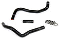 HPS Black Reinforced Silicone Heater Hose Kit Subaru 13-16 BRZ 57-1282-BLK