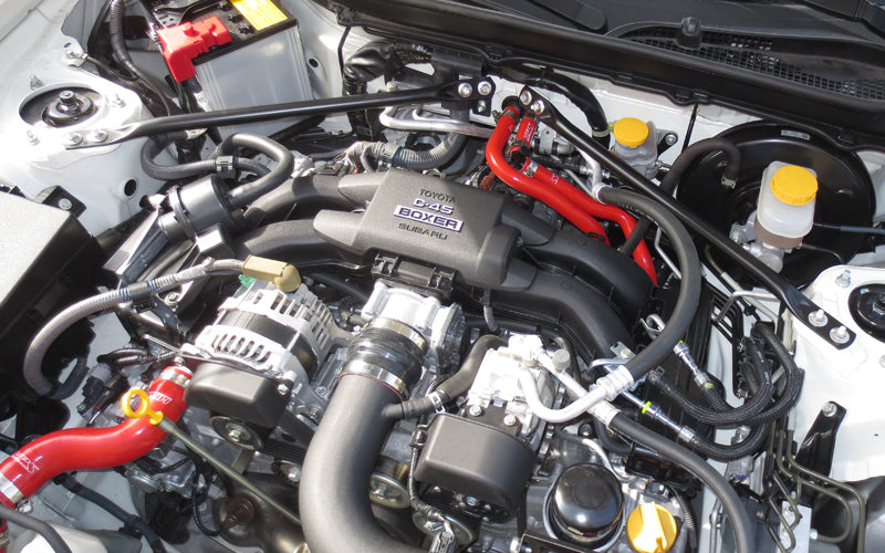 HPS Silicone Heater Hose Kit Installed 2013-2020 Subaru BRZ 57-1282