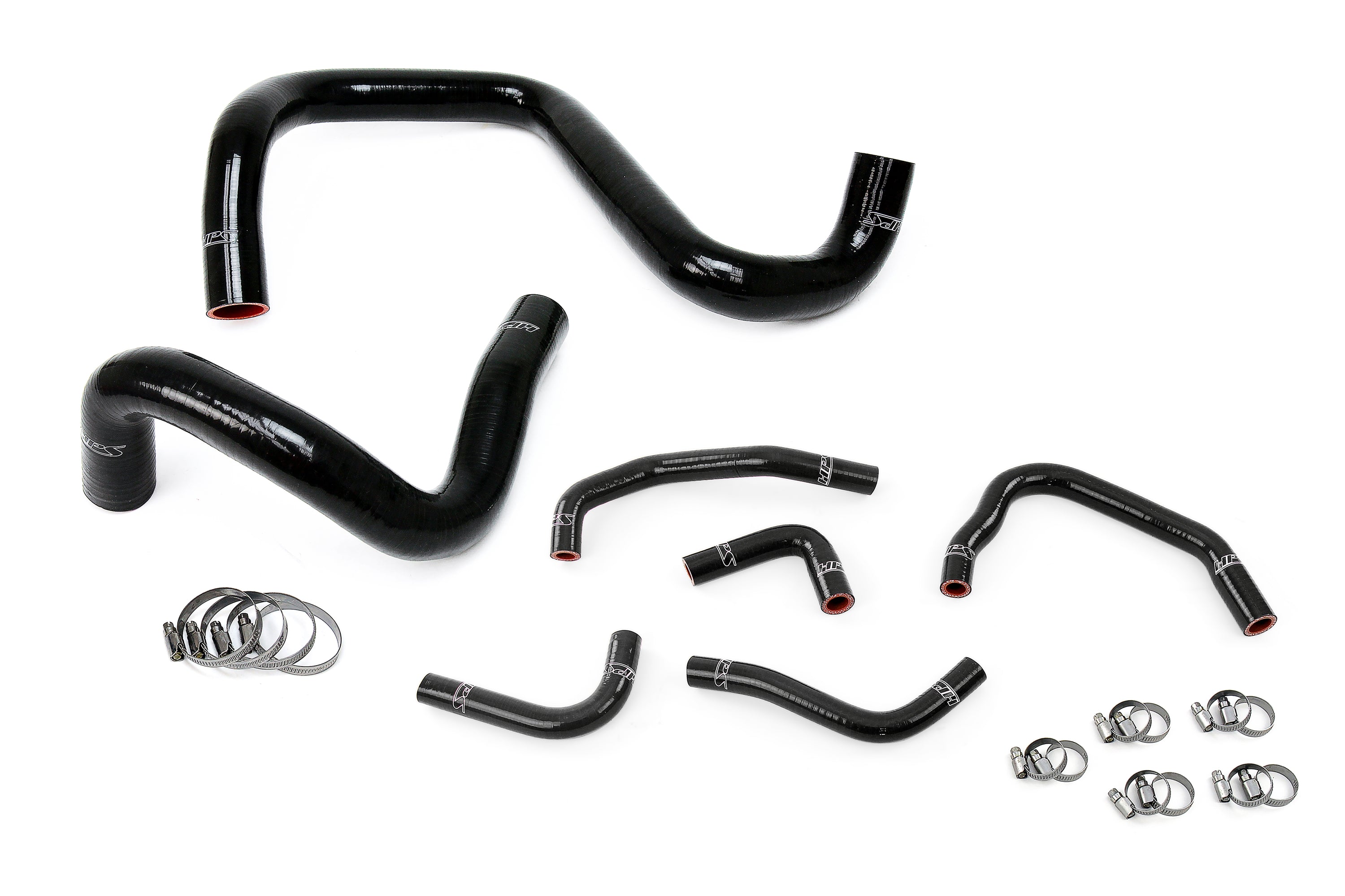HPS Black Silicone Radiator + Heater Hose Kit 2012-2017 Jeep Wrangler JK Unlimited 3.6L V6 57-1285-BLK