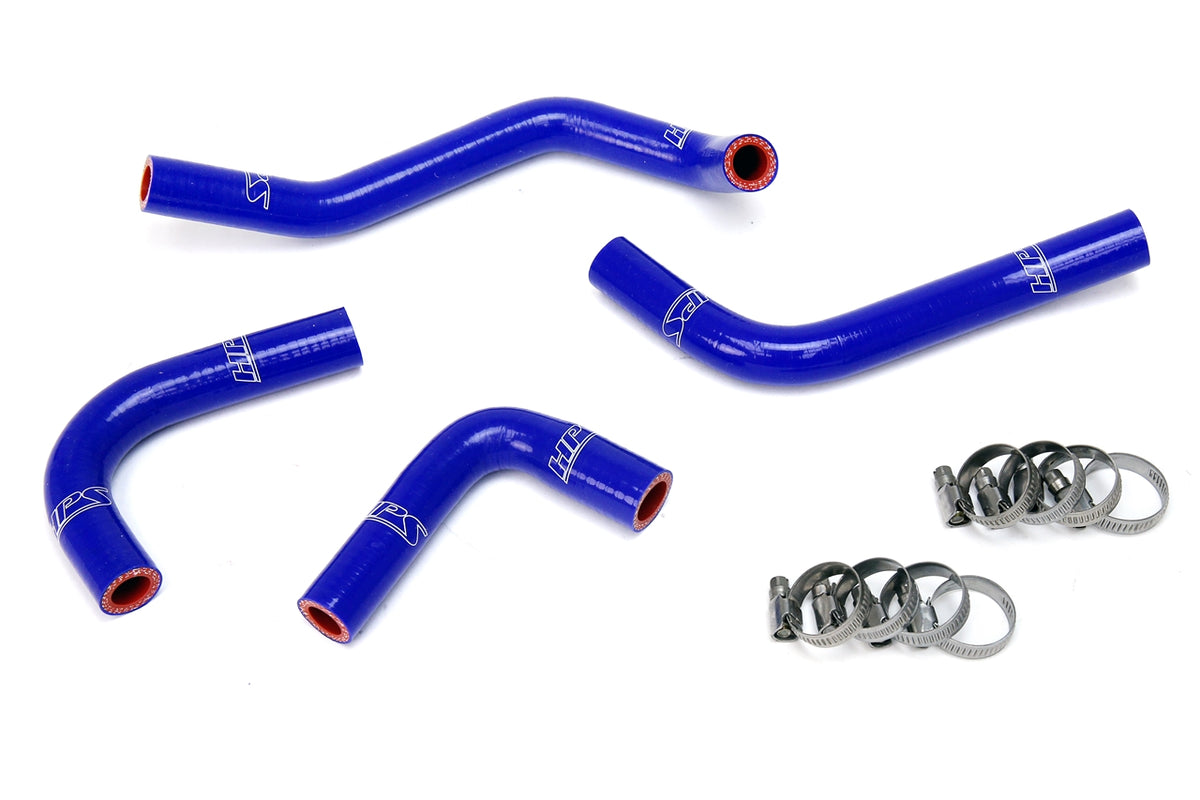 HPS Blue Reinforced Silicone Heater Hose Kit Coolant Jeep 12-17 Wrangler JK &amp; Unlimited 3.6L V6 57-1285H-BLUE