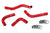 HPS Red Silicone Heater Hose Kit 2012-2017 Jeep Wrangler JK Unlimited 3.6L V6 57-1285H-RED