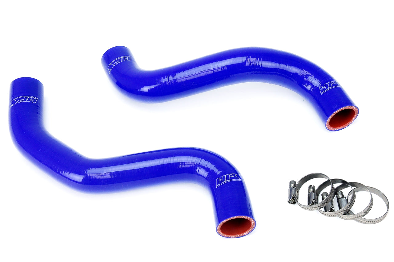 HPS Blue Reinforced Silicone Radiator Hose Kit Coolant Toyota 96-99 4Runner V6 3.4L Auto Trans 57-1290-BLUE