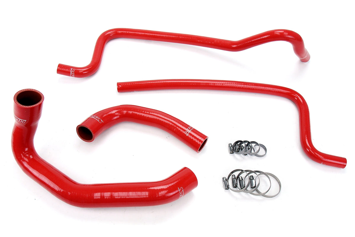 HPS Red Reinforced Silicone Radiator + Heater Hose Kit Jeep 02-06 Wrangler TJ 4.0L 57-1292-RED