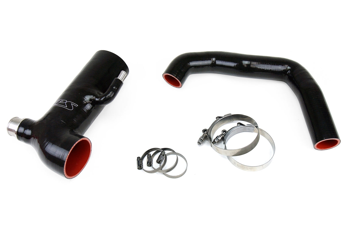 HPS Black Silicone Air Intake Kit Post MAF Hose 2013-2020 Subaru BRZ - include silicone sound tube 57-1293-BLK