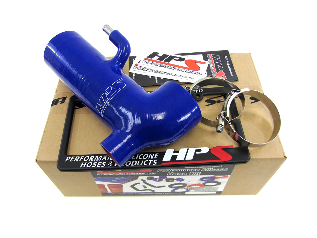 HPS Blue Reinforced Silicone Post MAF Air Intake Hose Kit - Retain Stock Sound Tube Subaru 13-16 BRZ 57-1294-BLUE