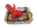 HPS Red Reinforced Silicone Post MAF Air Intake Hose Kit - Retain Stock Sound Tube Subaru 13-16 BRZ 57-1294-RED