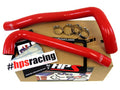 HPS Reinforced Red Silicone Radiator Hose Kit Coolant Jeep 97-02 Wrangler TJ 2.5L 4Cyl 57-1299-RED