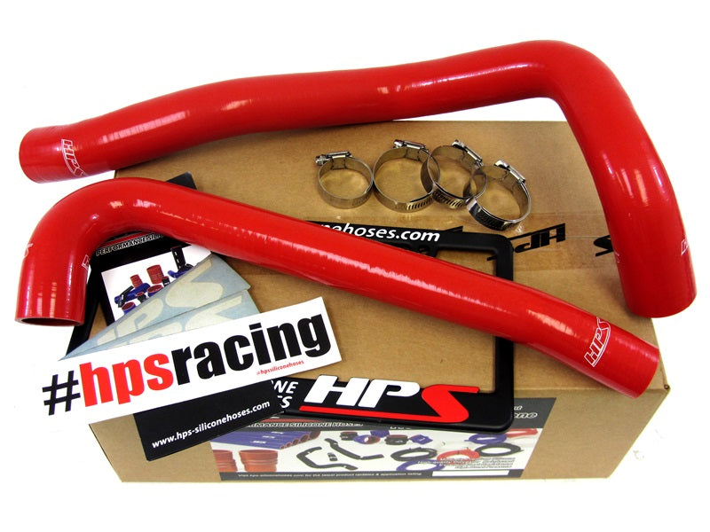 HPS Reinforced Red Silicone Radiator Hose Kit Coolant Jeep 97-02 Wrangler TJ 2.5L 4Cyl 57-1299-RED