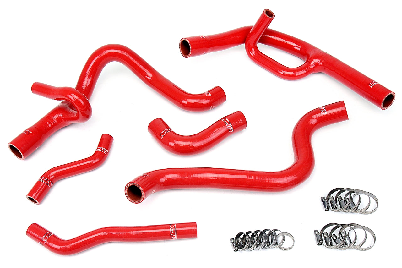 HPS Red Silicone Radiator Hose Kit 2013-2016 Dodge Dart 2.0L 2.4L Non Turbo 57-1300-RED