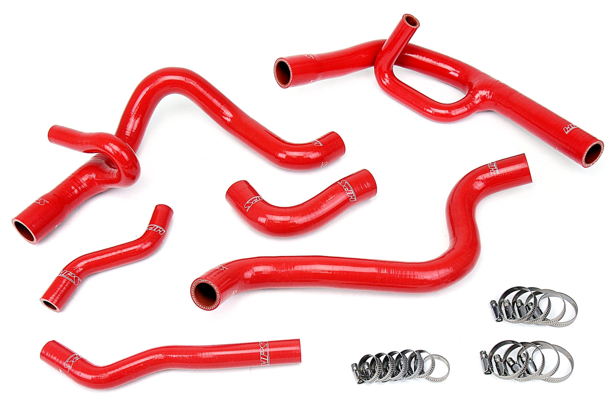 HPS Reinforced Red Silicone Radiator Hose Kit Coolant Dodge 13-16 Dart 2.0L 2.4L Non Turbo 57-1300-RED